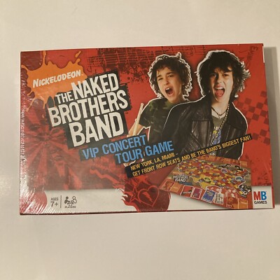 Nickelodeon The Naked Brothers Band VIP Concert Tour Game 2008 new sealed