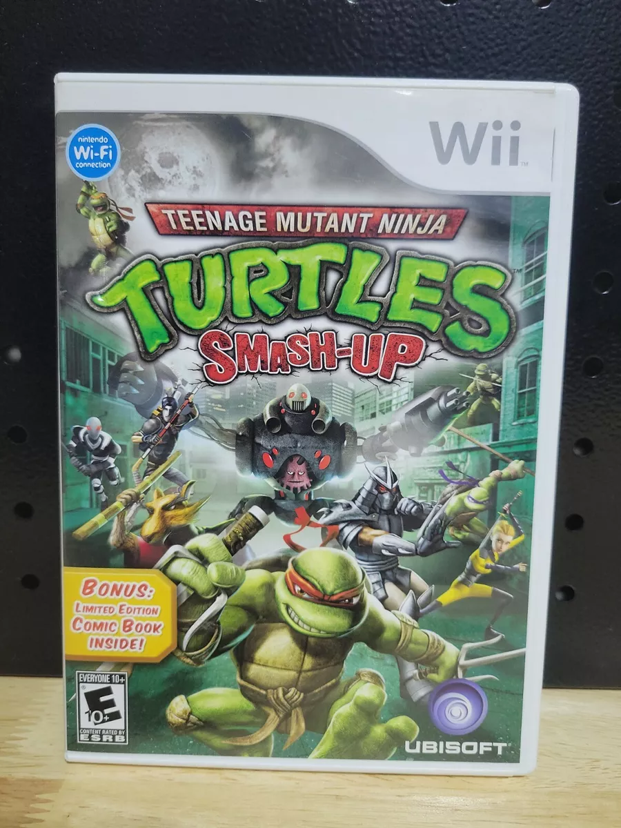 Teenage Mutant Ninja Turtles Smash Up TMNT Nintendo Wii 2009 CIB