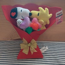 13" SNOOPY WOODSTOCK Peanuts Valentine's Day Plush Bouquet 2026 NEW