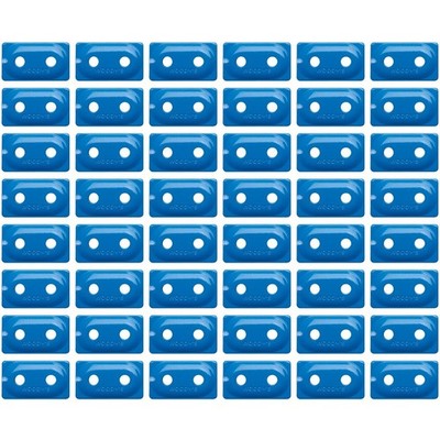 Woodys Blue Double Digger Aluminum Support Plates ADD2-3825-B