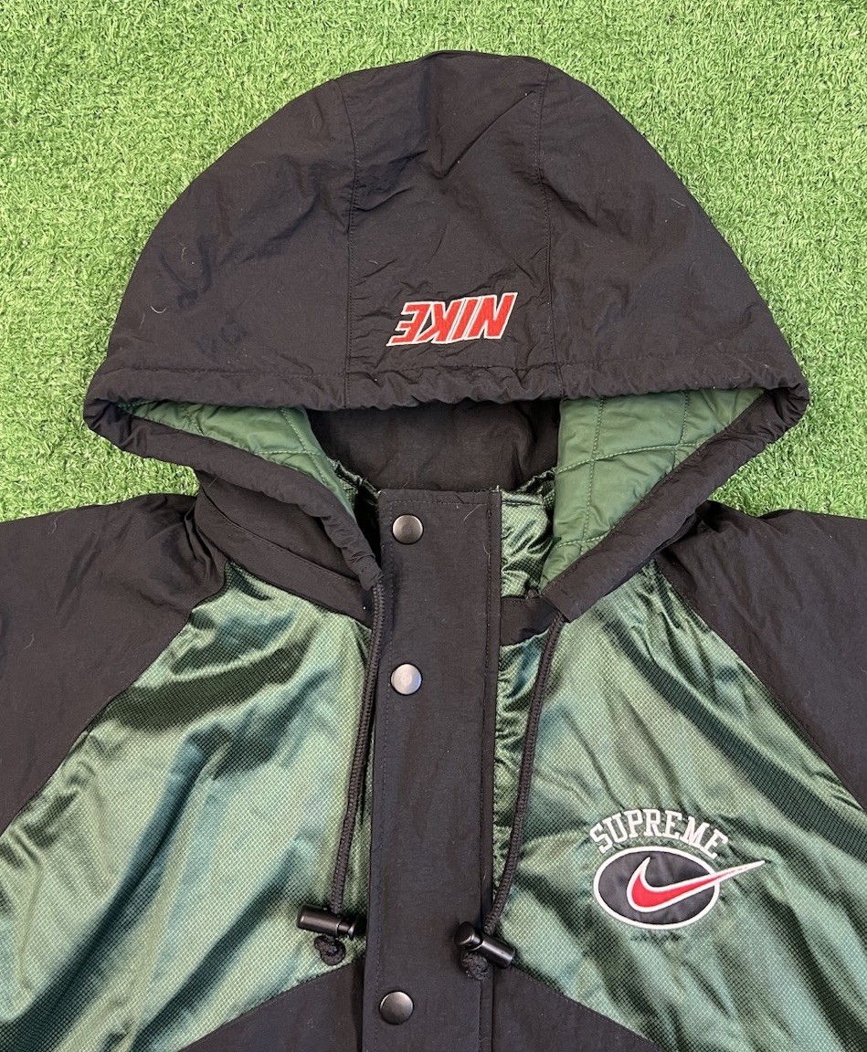 Supreme Nike Hooded Sport Jacket Green SS19 Size XL Authentic