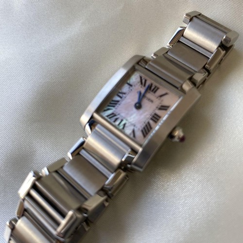 Cartier Tank Francaise Sm Oh Polished And Replaced Battery