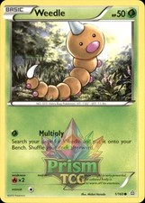 Weedle 1/160 Common Primal Clash Pokemon