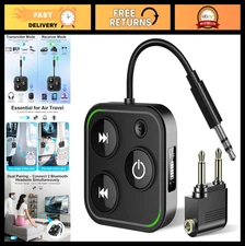 2-in-1 Bluetooth 5.4 Transmitter Receiver, Wireless Audio Adapter for TV/PC/Gym