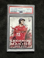 2018 Topps Update Series Legends in the Making Juan Soto #LITM-8 RC PSA 10