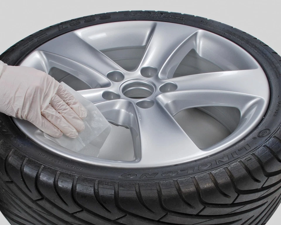 Sprühfolie Auto Felgenfolie Sprüh Lack Set für 4 Felgen Abziehbar Gute Deckkr... - Bild 3 von 4