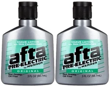 Afta Pre-Electric Shave Lotion, 3 Ounce (Pack of 2)