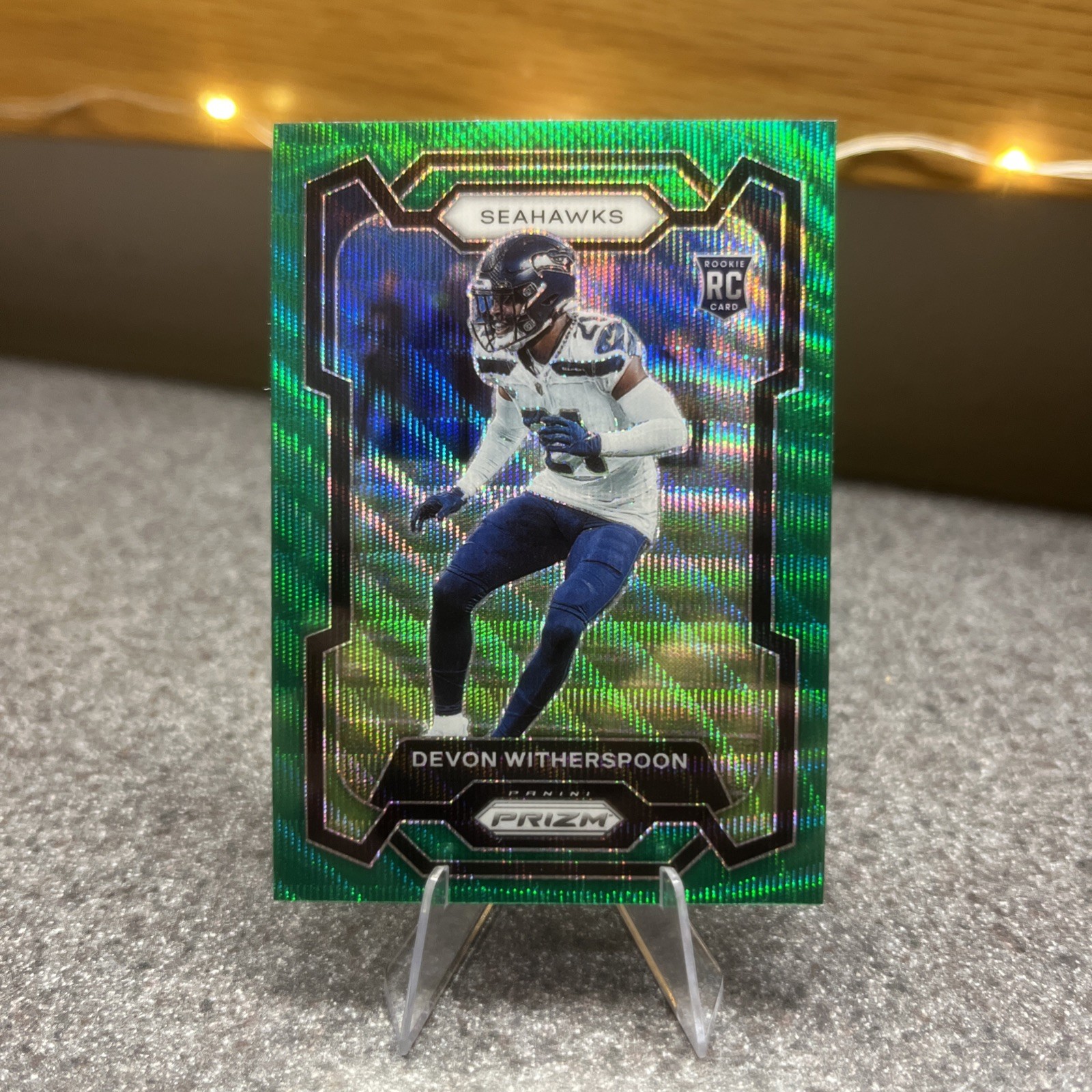2023 Panini Prizm #389 Devon Witherspoon Green Wave Seattle Seahawks Rookie