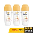 Dove Grapefruit Lemongrass Deodorant Roll-on Long-Lasting Freshness 50ml 3-Pack