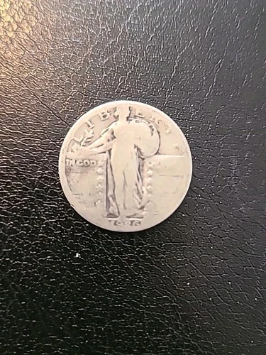 1926 D Standing Liberty Quarter - 90% Silver - Nice Original Coin, Low Mintage