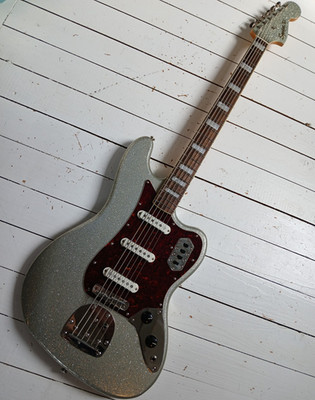Fender Squier II E-Gitarre Silber Sparkle Solidbody 6-saitig RH 21 Bünde