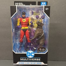 Batman & Ace The Bat-Hound Action Figure McFarlane Toys DC Platinum New