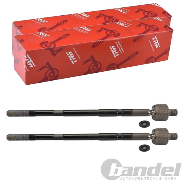 2X TRW Axialgelenke Spurstangen Passend FüR Audi A3 Skoda Octavia VW Golf NEW-image