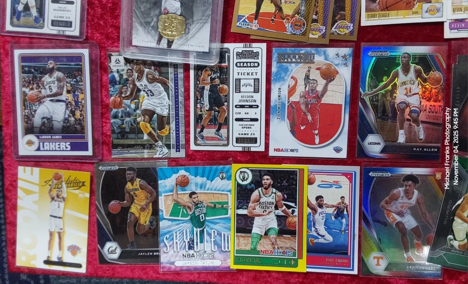 30 张 NBA 卡分级迈克尔·乔丹 拉布龙 James Luka Doncic David Robinson O'Neal — 第 3/4 张图片