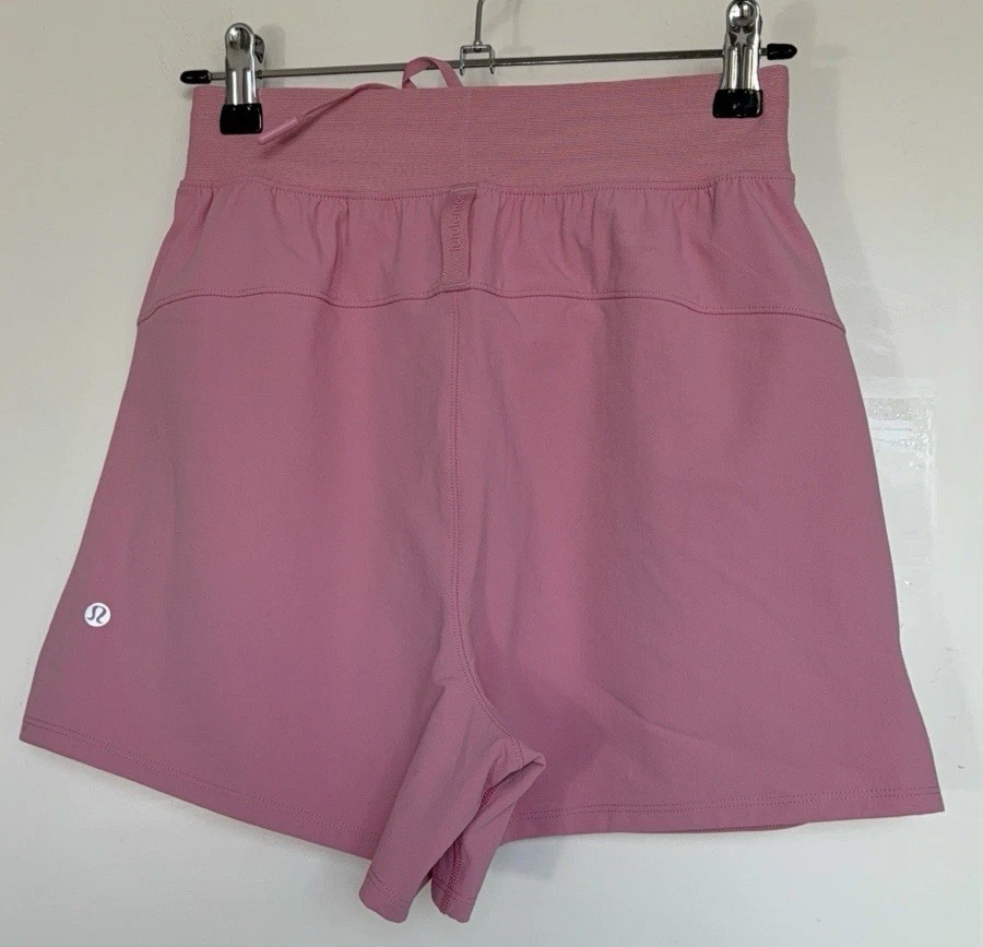 Lululemon License To Train High Rise Shorts 4”  Dusky Pink Can 2 Aus 6 - image 2 of 4