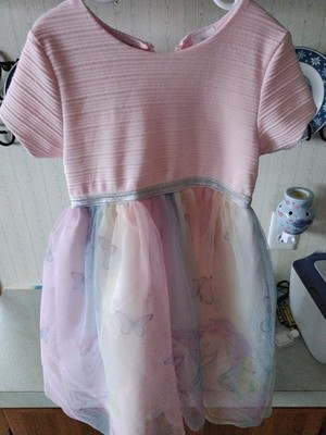 Blueberi Boulevard Butterfly And Unicorn Tulle Dress Size 6x  Girls EUC