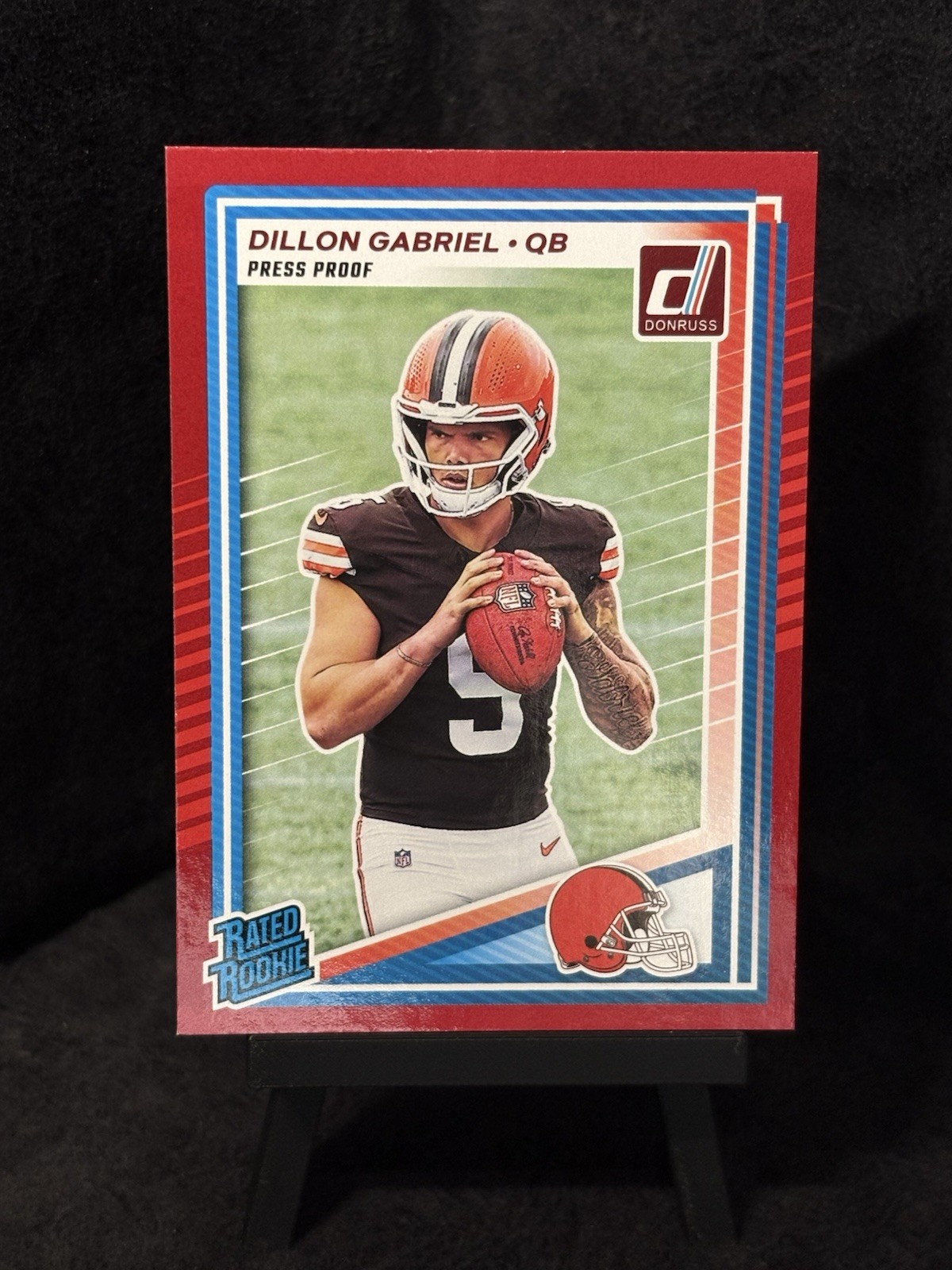 2025 Panini Donruss - Rated Rookie Dillon Gabriel #316 Press Proof Red (RC)