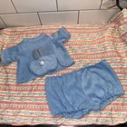 Vintage Cabbage Patch Preemie Boy Doll Blue Bunny Outfit Perfect for Easter