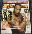 Dwayne Johnson The Rock Signed Autographed 2000 Rolling Stone Magazine PSA/DNA