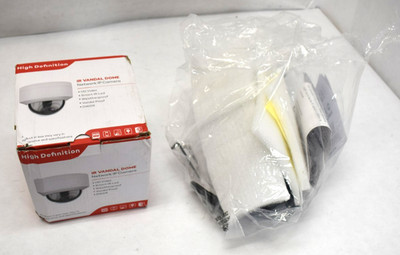 High Definition IR Vandal Dome Network IP Camera HD Video Smart IR LED 2 Pack