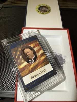 2025 A Word From POTUS William H. Taft Authentic Hand Written Word Card