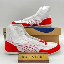 ASICS Wrestling Shoes 1083A001 EX-EO TWR900 Color WHT x RED x WHT oki
