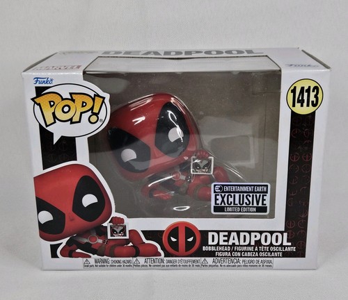 Funko Pop! Bobblehead Vinyl Figur Deadpool Hearts Wolverine #1413 EE Exclusive - Bild 1 von 8