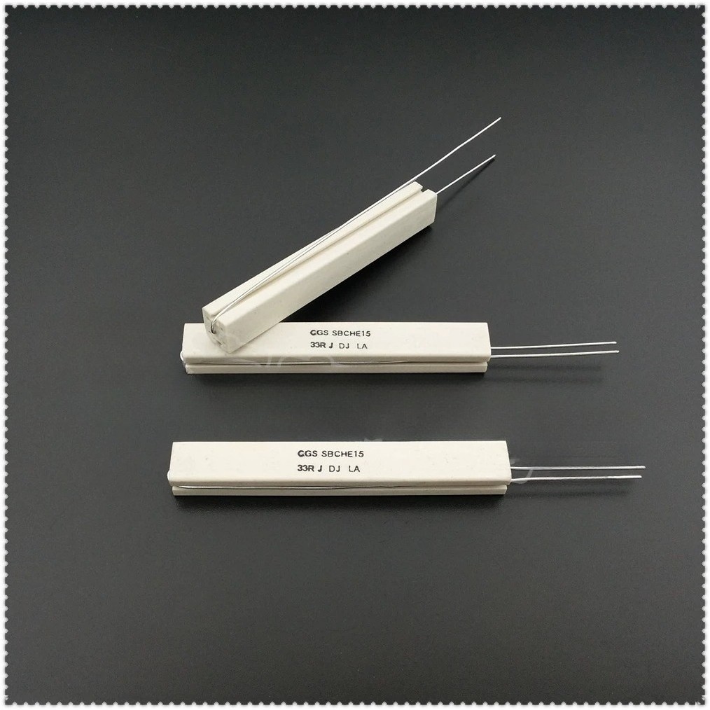 10PCS NEW FIT FOR CGS SBCHE15 33R 33Ω 17W Ceramic Wire wound Resistors