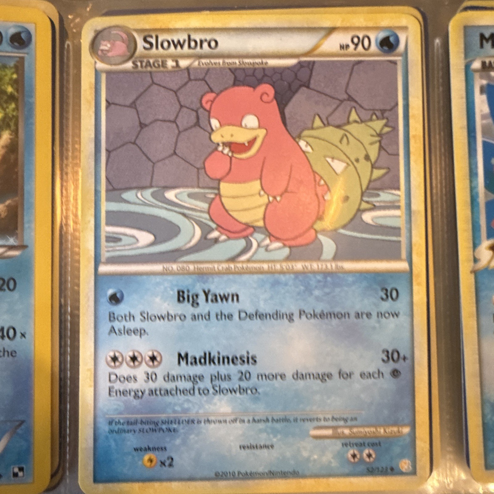 Nintendo Pokemon TCG Slowbro 23/123 HeartGold SoulSilver Rare English 2010