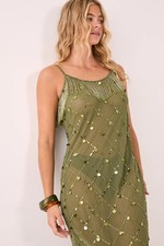 Nastygal Khaki Beach Dress Womens Beachwear Beachwear