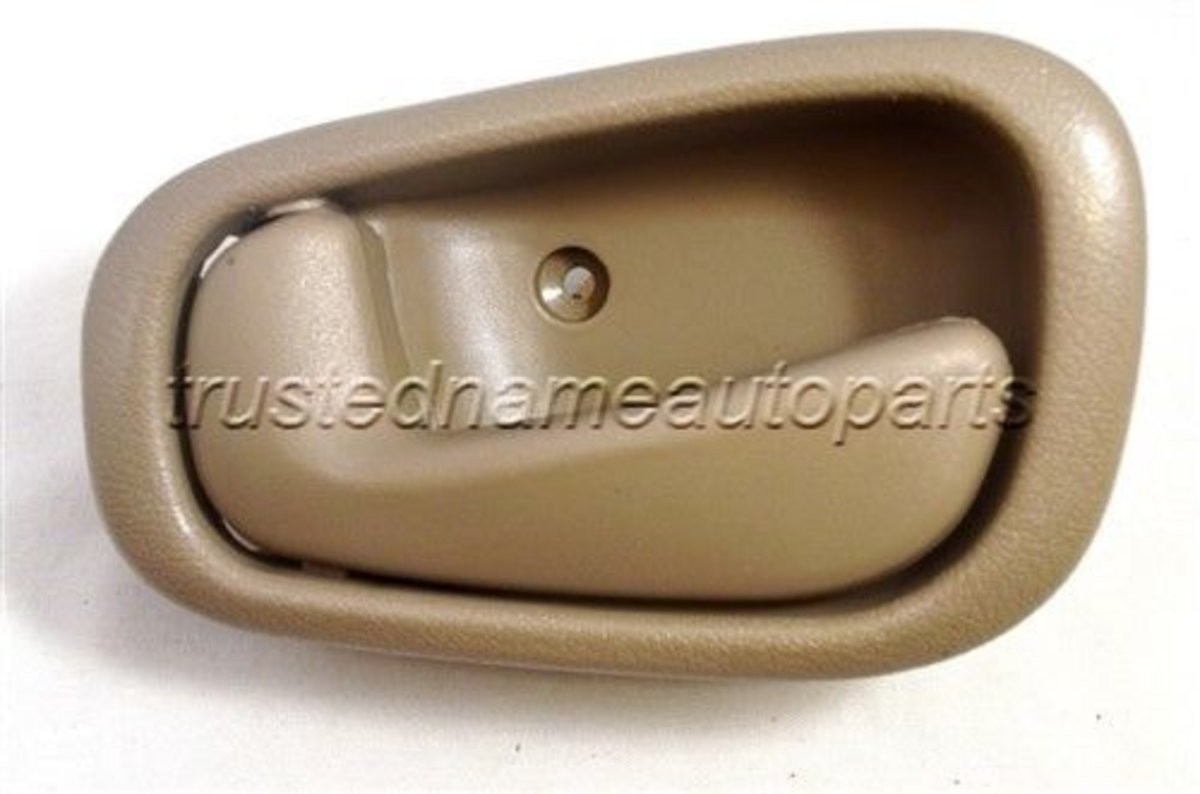 fits 1998 to 2002 Corolla Interior Door Handle Left Front or Rear Beige Tan