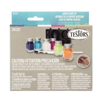 Trendy Acrylic Paint Set Multicolor
