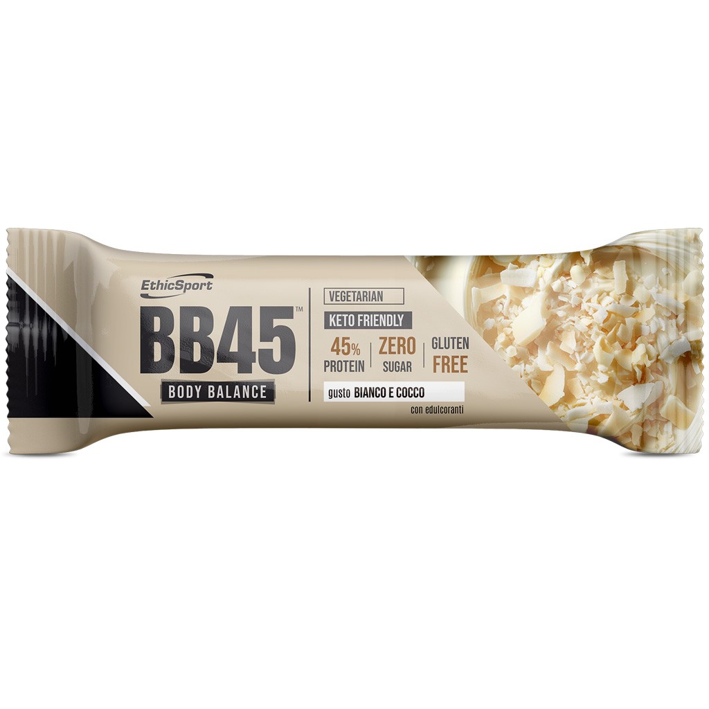 ETHIC SPORT BB45 BODY BALANCE BAR 35 GR Bianco e Cocco