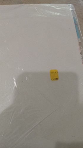 Vintage Westvaco PAPER TABLECLOTH Fall Pumpkin Fashion Ware 54x112 New Kmart Tag - Picture 9 of 9