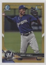2018 Bowman Draft Chrome Gold Refractor 37/50 Korry Howell #BDC-61 1l2