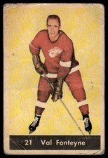 1961-62 Parkhurst Val Fonteyne Detroit Red Wings #21