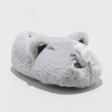 Toddler Boys' Hoppy Moccasin Slippers S 5/6 Animal Critter Foot Paw Cat Jack