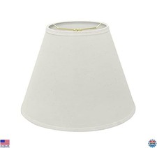 Aspen Creative 32197A Frosted Transitional Empire Spider Lamp Shade - 6" Top,