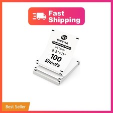 Thermal Printer Paper 8.5 x 11 Inch for Printers,100 Sheets,US Letter Size  ...