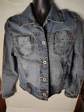 Metro USA Denim jacket Style LJ-5 Women's Size L
