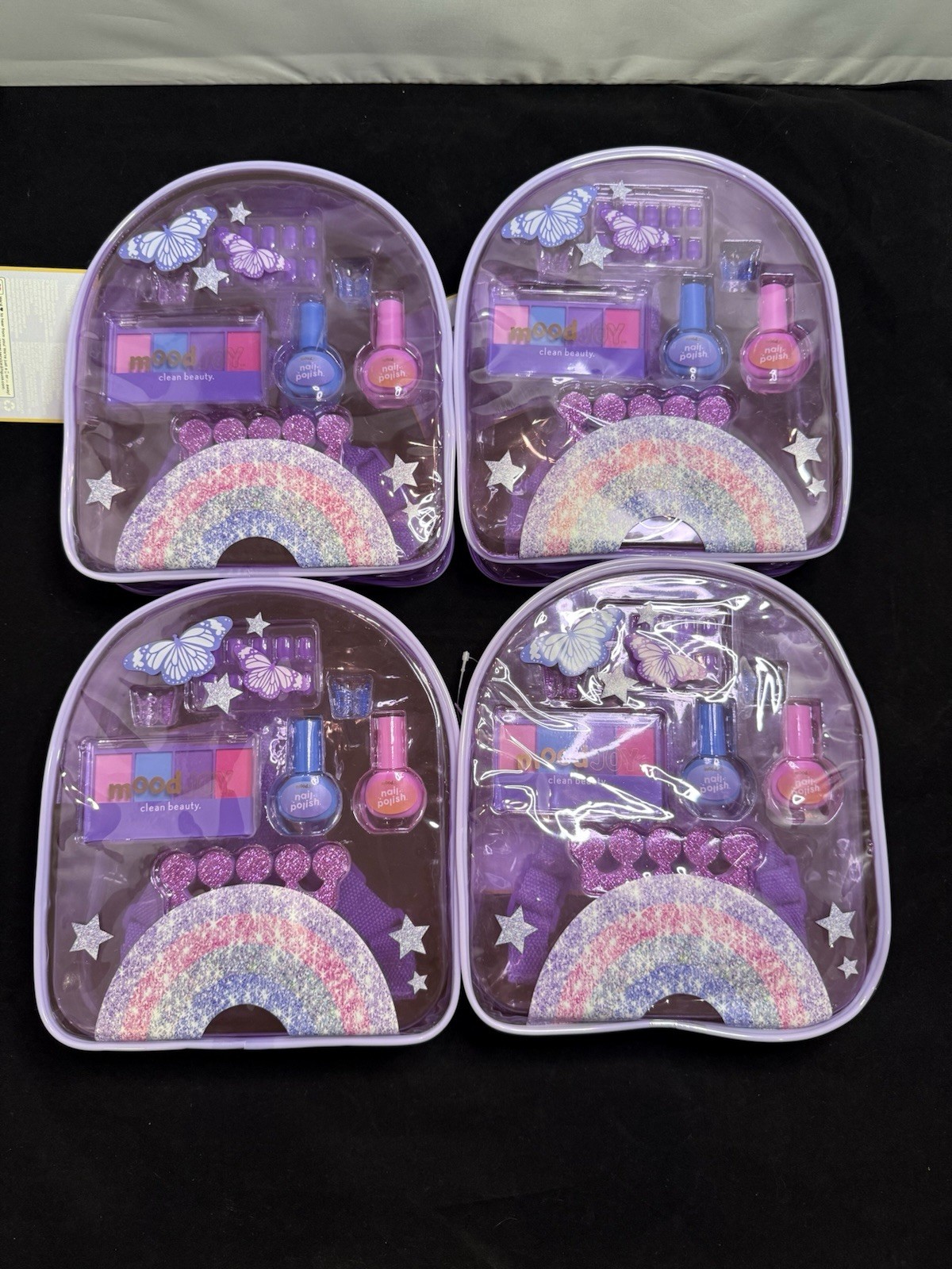 Brand New moodJOY Beauty & Style Backpack Lot of 4, Eyeshado
