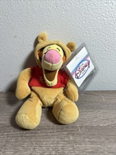 Disney Store Tigger As Pooh 8" Mini Bean Bag Plush. NWT International Version
