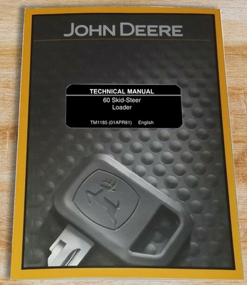 #ad John Deere 60 Skid Steer Loader Technical Service Repair Manual TM1185 $78.00