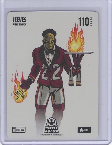 2024 Bo Jackson Battle Arena Alpha Blizzard Fire Battlefoil Jeeves BLBF-138