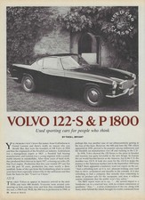 1977 Volvo 122s P1800 Coupe Vintage Magazine Road Test Article Ad 122 S P 1800 1977 Volvo 122s P1800 Coupe Vintage Magazine Road Test Article Ad 122 S P 1800