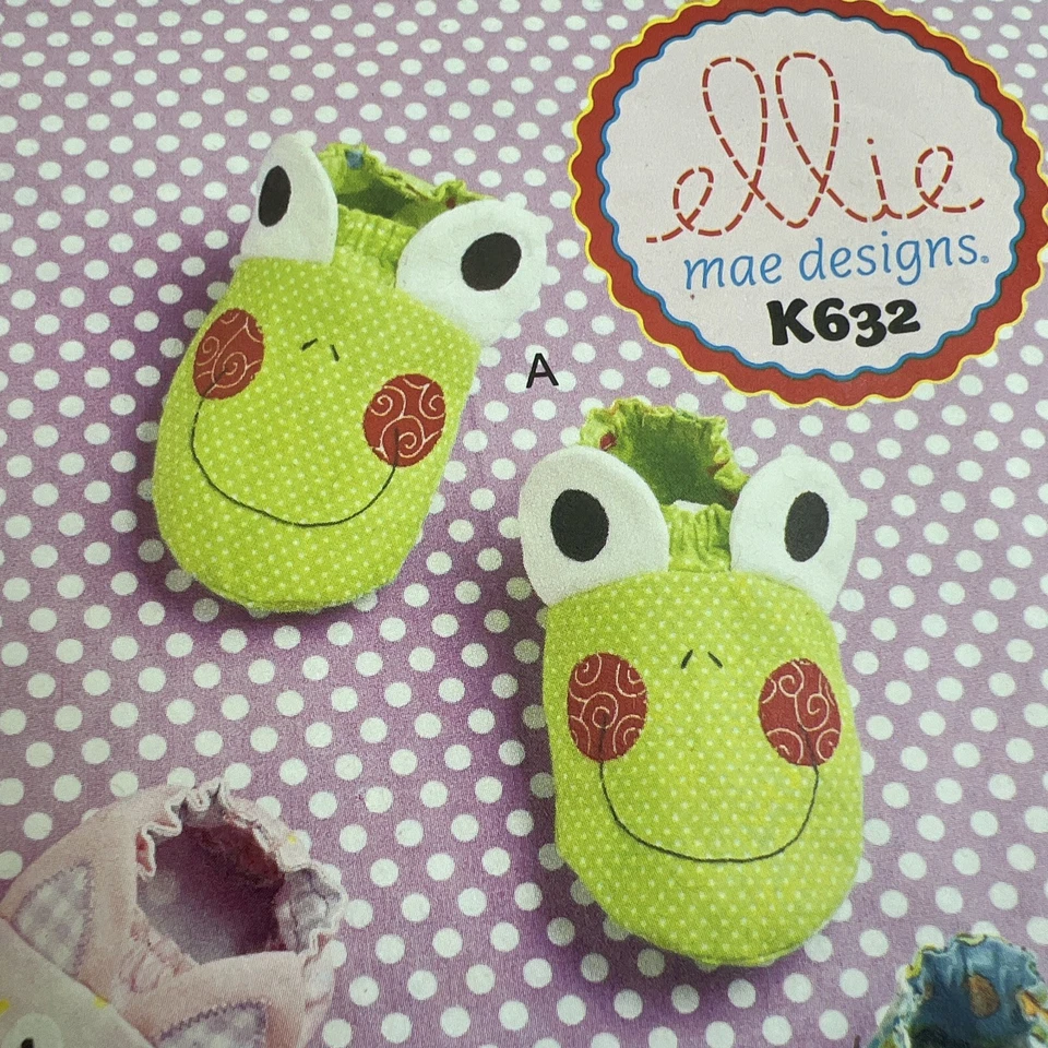 Kwik Sew Ellie Mae Sewing Pattern 4369 0170 K632 Baby Infant Booties Size S-XL - Image 4 of 4