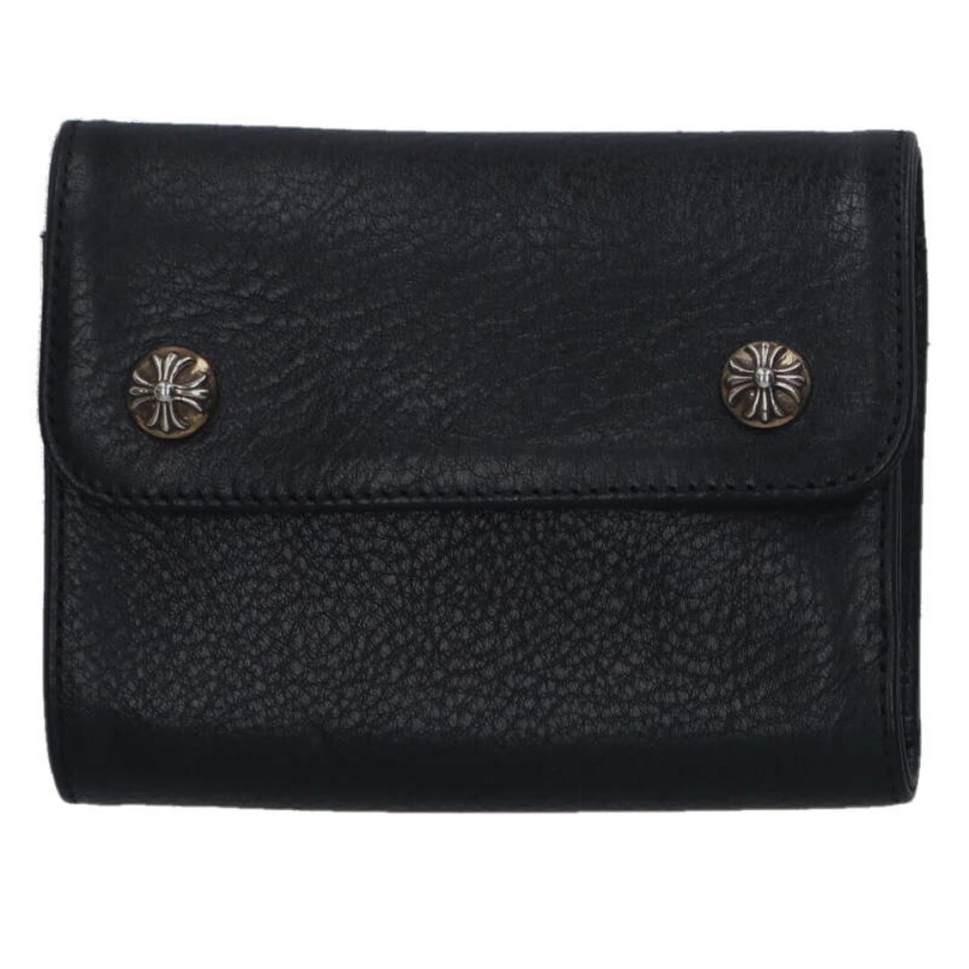 Chrome Hearts Wave Mini Crossball Button Leather Wallet Purse Men's Used 6430b35 thumbnail 2