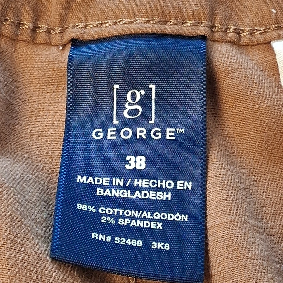 George Cargo 短裤 sz38 孔 Sun 褪色 穿过 Distressed Grunge 户外工作服 — 第 3/4 张图片