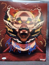 Bray Wyatt The Fiend signed photo JSA COA 11x14 WWE WWF