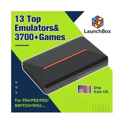 Launchbox Gaming Hard Drive Disk Retro Game Console for PS4